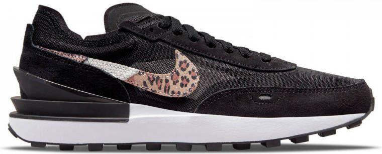 Nike Waffle One SE sneakers zwart/camel/wit