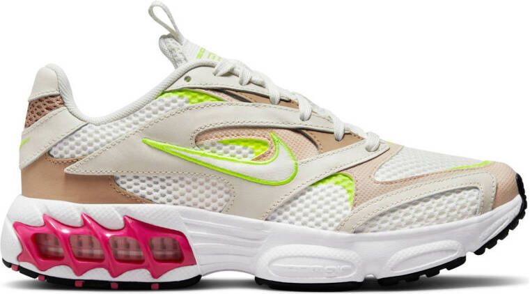 Nike Zoom Air Fire sneakers ecru/wit/geel/lichtbruin