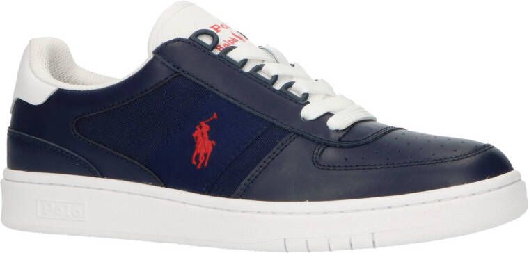 POLO Ralph Lauren Court Leather leren sneakers blauw