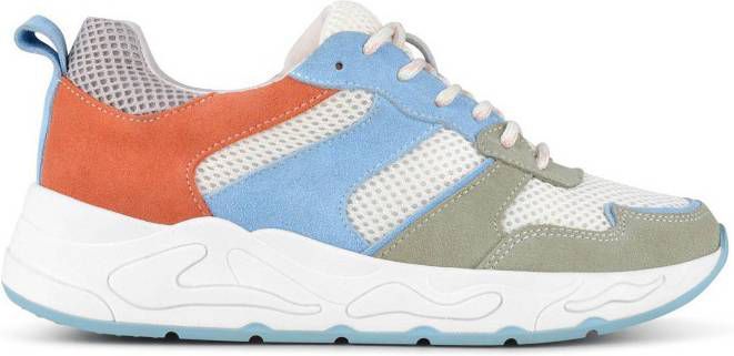 PS Poelman Minion suède chunky sneakers off white/multi
