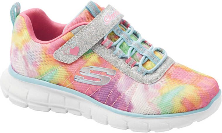 Skechers sneakers met glitters roze/multi