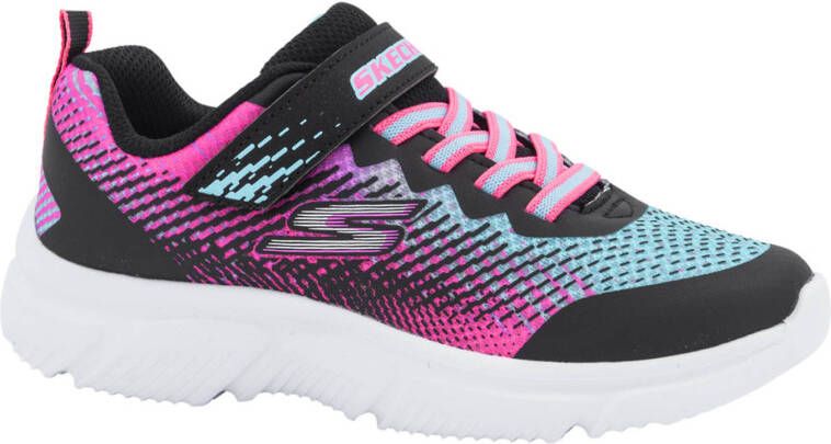 Skechers sneakers zwart/roze/blauw