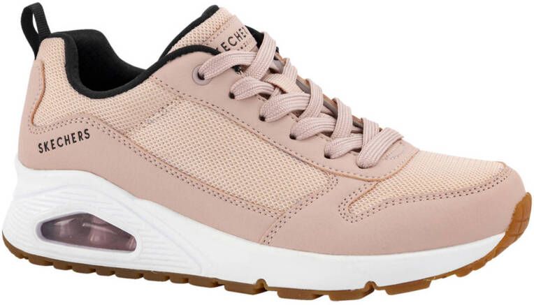 Skechers Uno Inside Matters sneakers lichtroze