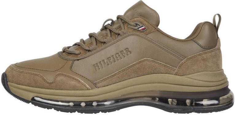 Tommy Hilfiger Sneaker van leer met suè, de details