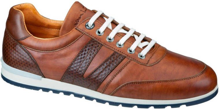 Van Lier Anzano nubuck sneakers cognac