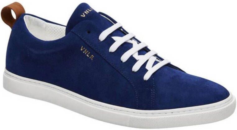 Van Lier Carlo suède sneakers blauw