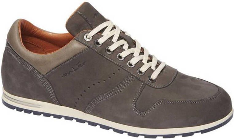 Van Lier Leonardo nubuck sneakers grijs