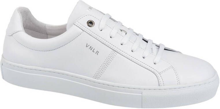 Van Lier Novara leren sneakers wit
