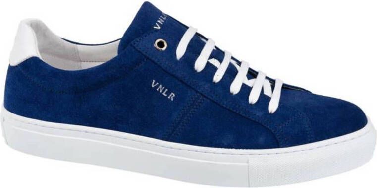 Van Lier Novara suède sneakers blauw