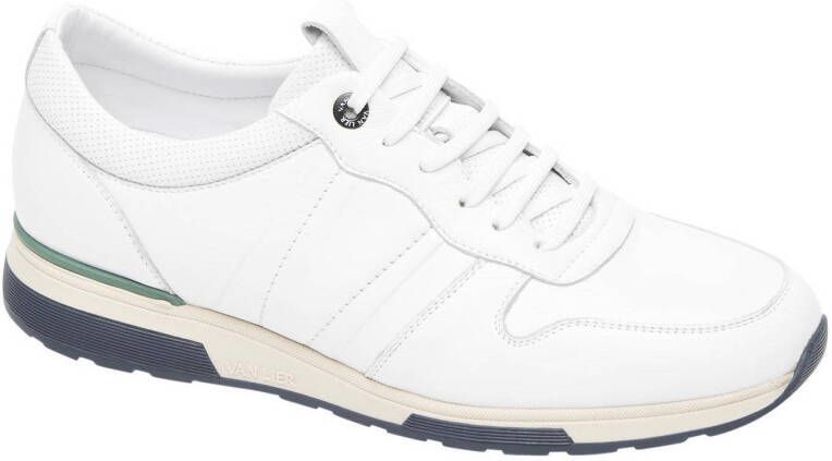 Van Lier Positano leren sneakers wit