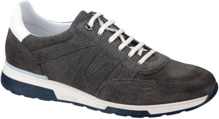 Van Lier Positano suède sneakers grijs