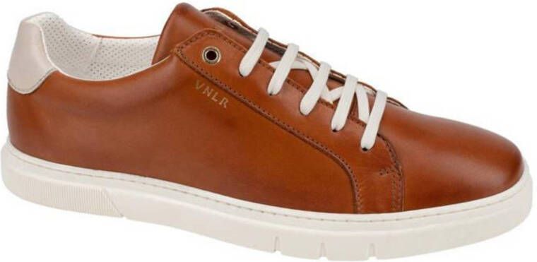 Van Lier Torino leren sneakers cognac