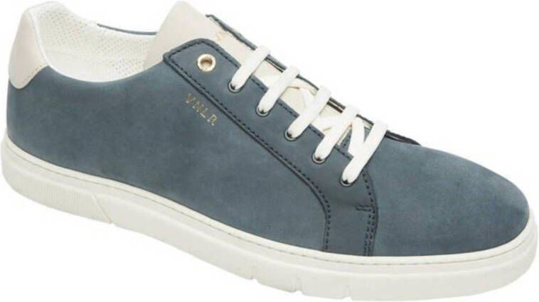 Van Lier Torino nubuck sneakers grijsblauw