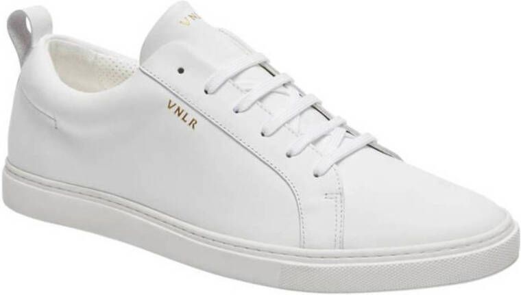 Van Lier VNLR Carlo leren sneakers wit