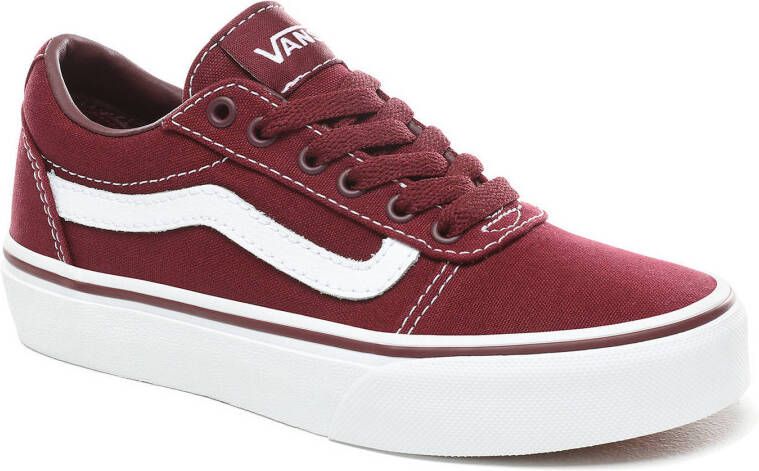 Vans ward sneakers bordeaux kinderen