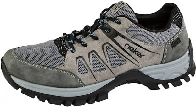 Rieker Wandelschoen in moderne look Donkergrijs/Taupe