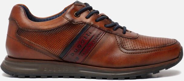 Bugatti Cirino sneakers cognac Textiel