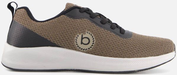 Bugatti Takke Sneakers taupe Textiel