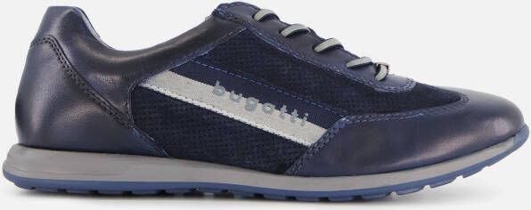 Bugatti Thorello Sneakers blauw Textiel