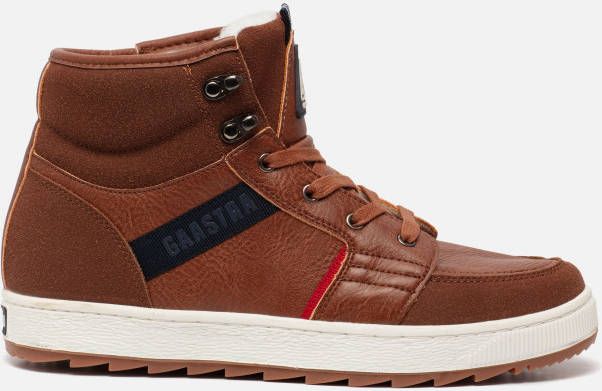 Gaastra Remus Mid sneakers cognac Imitatieleer