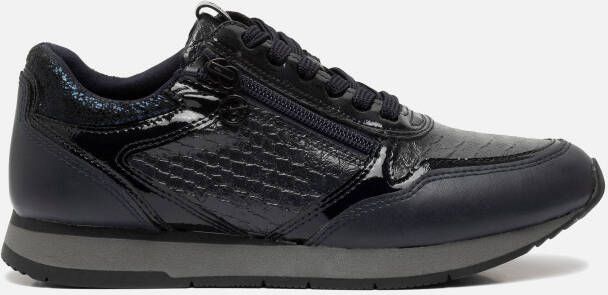 tamaris Sneakers blauw Imitatieleer 102102