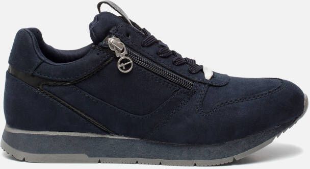 tamaris Sneakers blauw Textiel