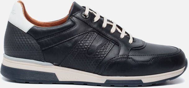Van Lier Positano sneakers blauw Leer